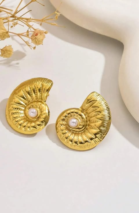 SHELL DROP EARINGS