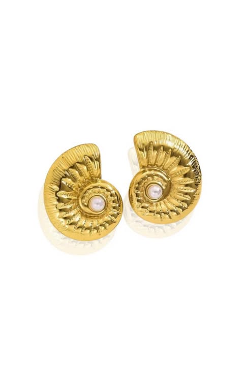 SHELL DROP EARINGS
