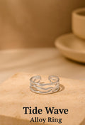 Tide Wave Alloy Ring
